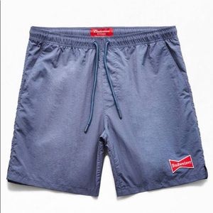 Men’s Budweiser Logo Grey Bathing Suit